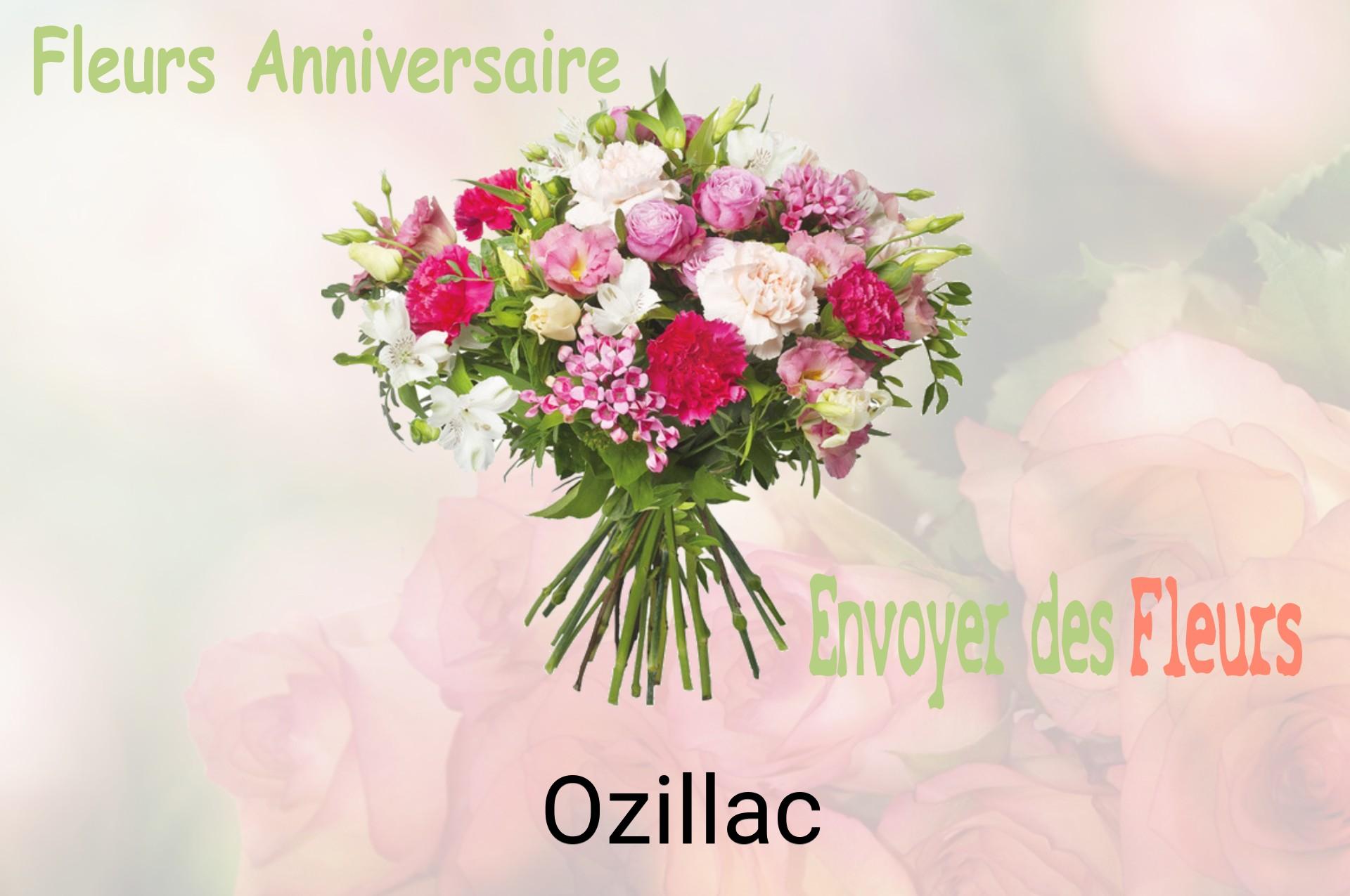Bouquet de fleurs d’anniversaire livré à Ozillac