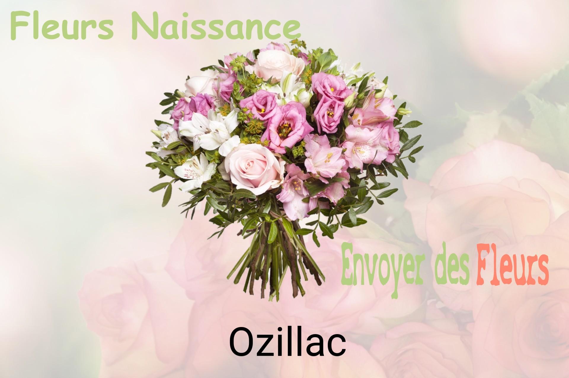 Bouquet de fleurs de naissance livré à Ozillac